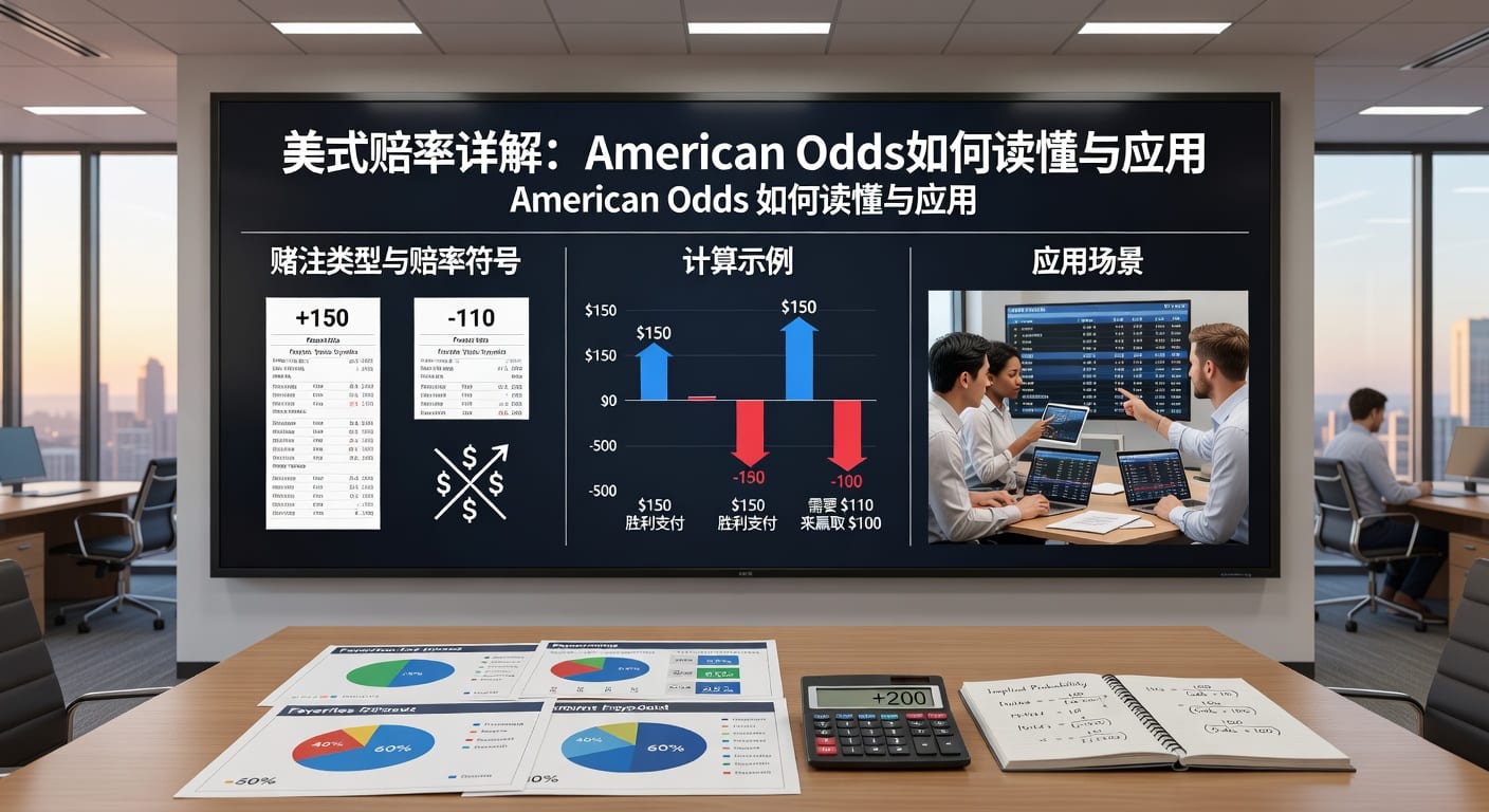 美式赔率 (American Odds) 解析：新手入门与实战技巧 | Pinnacle平博